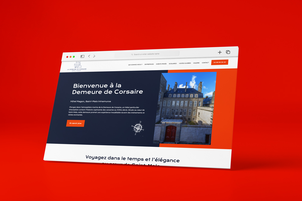 Site internet Demeure de Corsaire